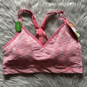 Kindly Yours Seamless Scoop Bralette Women Size XXXL Pink Wireless Bra Pull Over